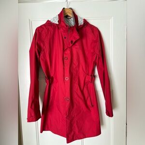 REI Red Raincoat Women’s M